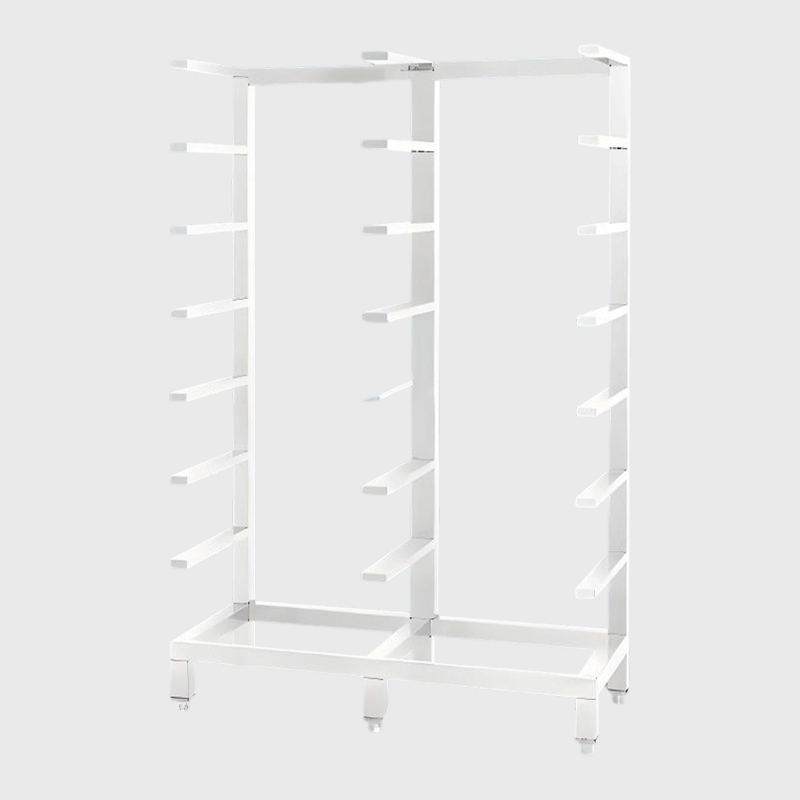 Stalak za pohranu medicinskih košara od nehrđajućeg čelika